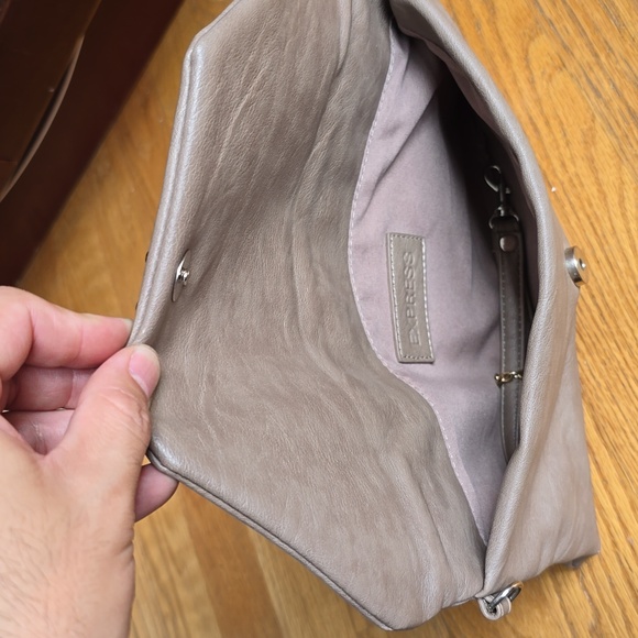 Express Studded Tan Clutch - Picture 3 of 4